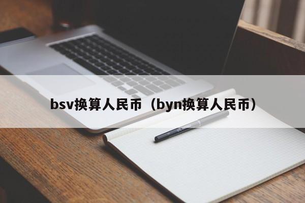 bsv换算人民币（byn换算人民币）