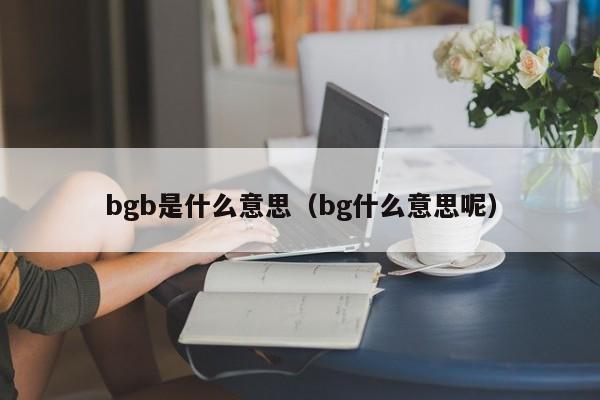 bgb是什么意思（bg什么意思呢）