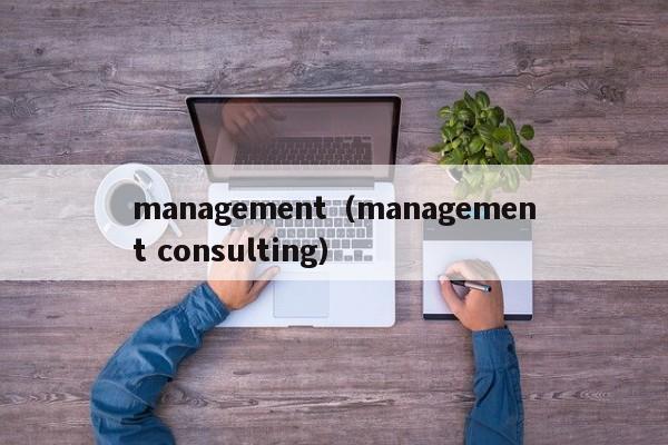 management（management consulting）