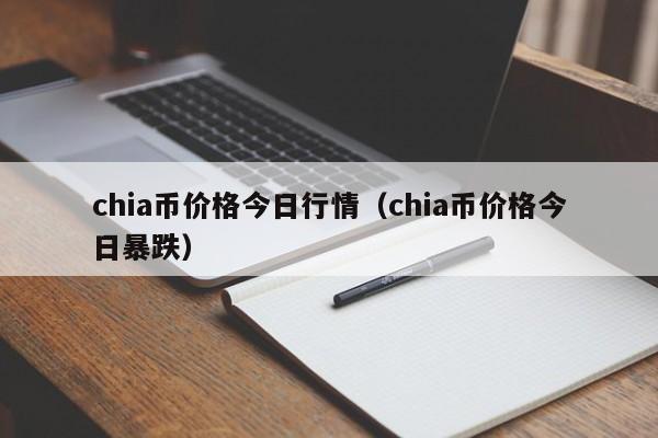 chia币价格今日行情（chia币价格今日暴跌）